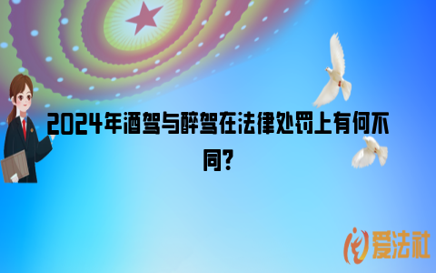 2024年酒驾与醉驾在法律处罚上有何不同？_https://www.nsxn.com.cn_法律资讯_第1张