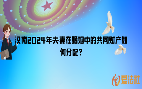 汉南2024年夫妻在婚姻中的共同财产如何分配？_https://www.nsxn.com.cn_法律知识_第1张