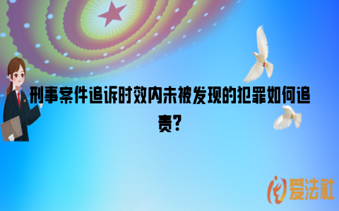 刑事案件追诉时效内未被发现的犯罪如何追责？_https://www.nsxn.com.cn_法律资讯_第1张