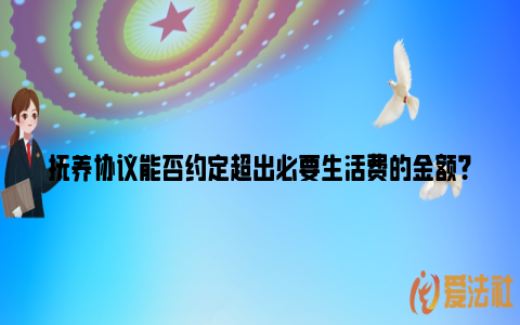 抚养协议能否约定超出必要生活费的金额？_https://www.nsxn.com.cn_法律资讯_第1张