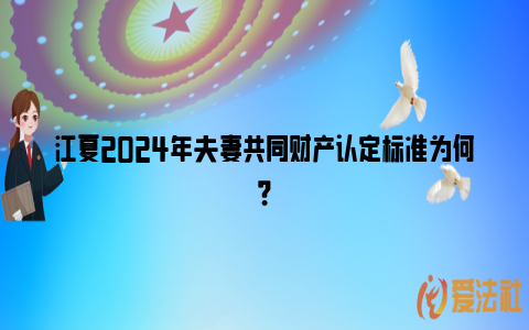 江夏2024年夫妻共同财产认定标准为何？_https://www.nsxn.com.cn_法律知识_第1张