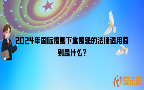 2024年国际婚姻下重婚罪的法律适用原则是什么？_https://www.nsxn.com.cn_法律资讯_第1张