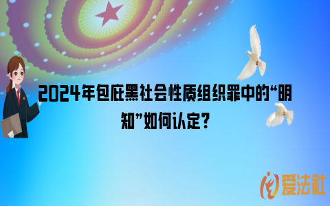 2024年包庇黑社会性质组织罪中的“明知”如何认定？_https://www.nsxn.com.cn_法律资讯_第1张