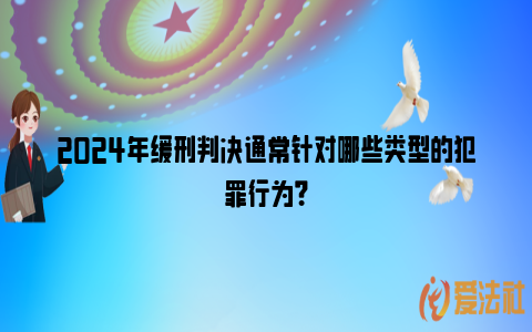 2024年缓刑判决通常针对哪些类型的犯罪行为？_https://www.nsxn.com.cn_法律资讯_第1张