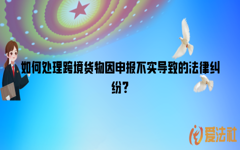 如何处理跨境货物因申报不实导致的法律纠纷？_https://www.nsxn.com.cn_法律资讯_第1张