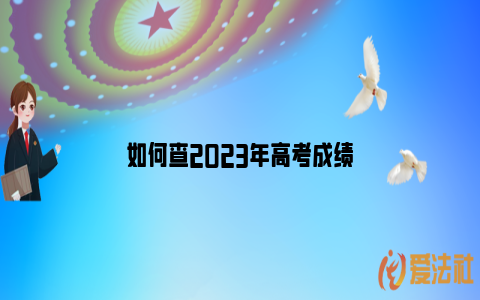 如何查2023年高考成绩_https://www.nsxn.com.cn_法律资讯_第1张